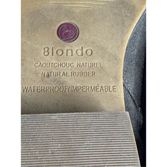 Blondo taupe suede Luca waterproof ankle boots size 7.5 - Picture 12 of 13